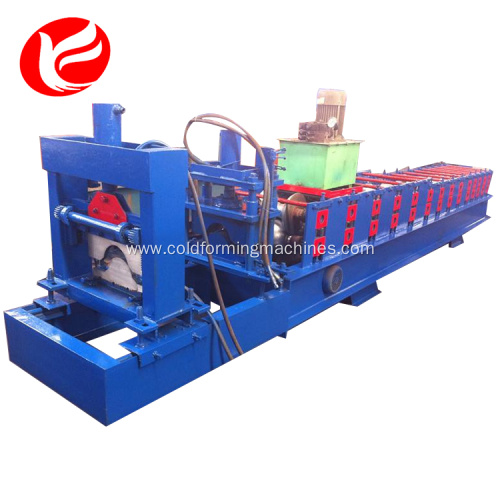 Hydraulic cuttingPPGI ridge cap roll forming machine